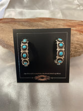 Sleeping Beauty Turquoise Sterling Silver Earrings