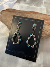Sleeping Beauty Turquoise Sterling Silver Earrings
