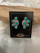 Sleeping Beauty Turquoise Sterling Silver Earrings