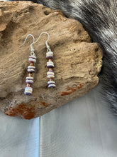 Copper Dangle Earrings w/ Embellishments