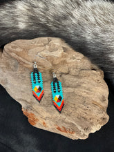 Brick Stitch Dangle Earrings *