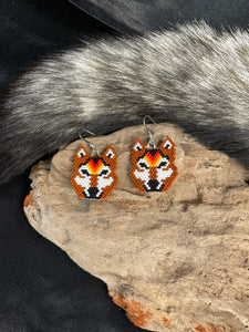 Brick Stitch Dangle Earrings *