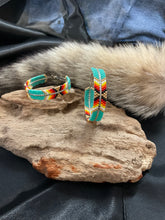 Beaded Hoop Earrings