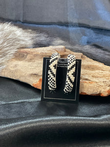 Beaded Hoop Earrings