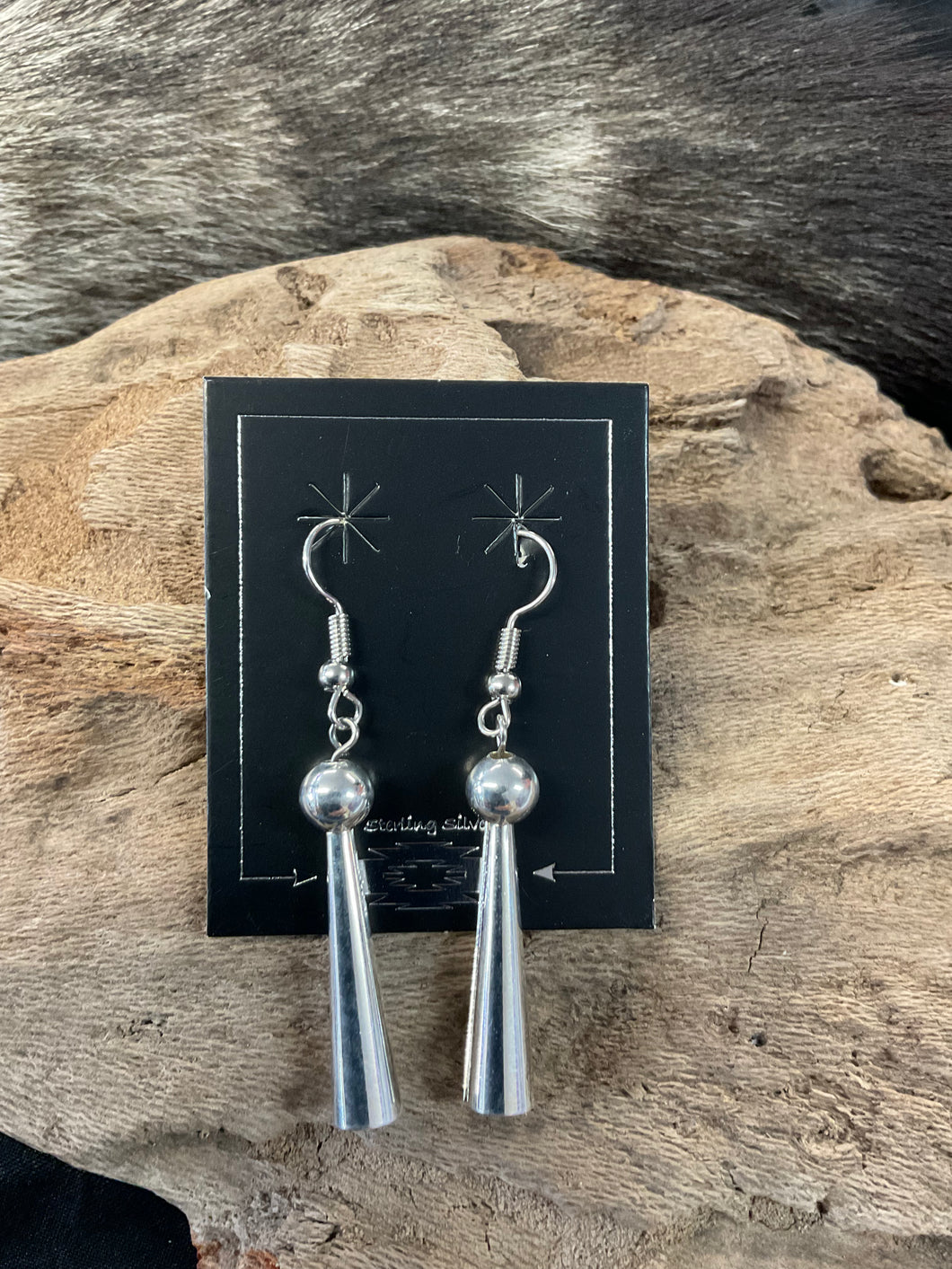 Ball and Cone Earrings