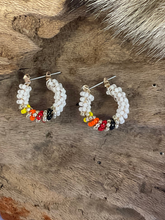 Beaded Hoop Earrings