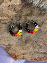 Beaded Hoop Earrings