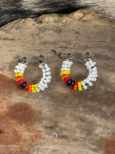 Beaded Hoop Earrings