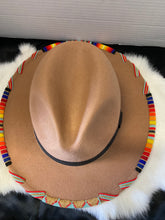 Beaded Brown Fedora