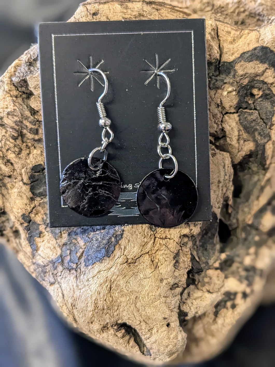 Heart and Round Earrings