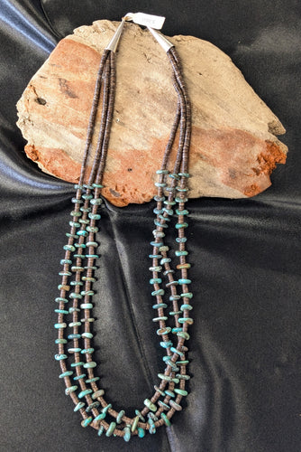 3 Stand Turquoise Necklace