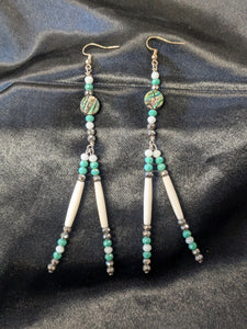 Hairpipe Dangle Earrings