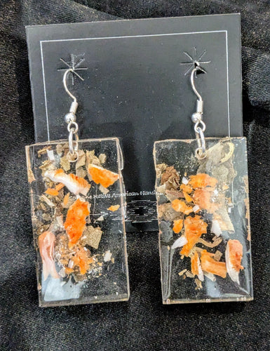 Resin Dangle Earrings