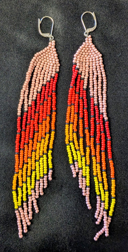 **Beaded Dangle Earrings***