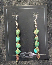 Turquoise Chunk Earrings