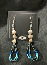 Corn Bead Dangle Earrings