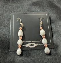 Corn Bead Dangle Earrings