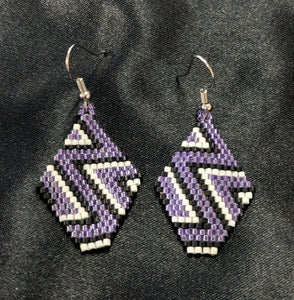 Beaded Brick Stitch Posts & Dangles