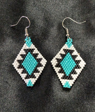 Beaded Brick Stitch Posts & Dangles