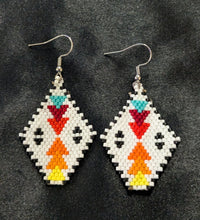 Beaded Brick Stitch Posts & Dangles