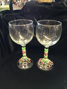 Beaded Wine Glasses