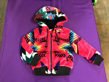 Kids Native Print Plush Lined Kid’s Jacket