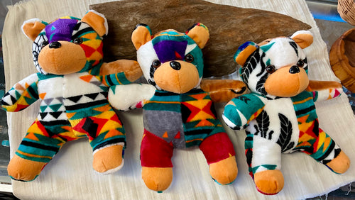 Native Print Plush Bear