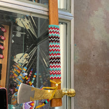 18" Beaded Hatchet Pipe