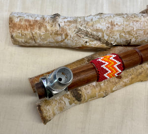 18" Beaded Hatchet Pipe