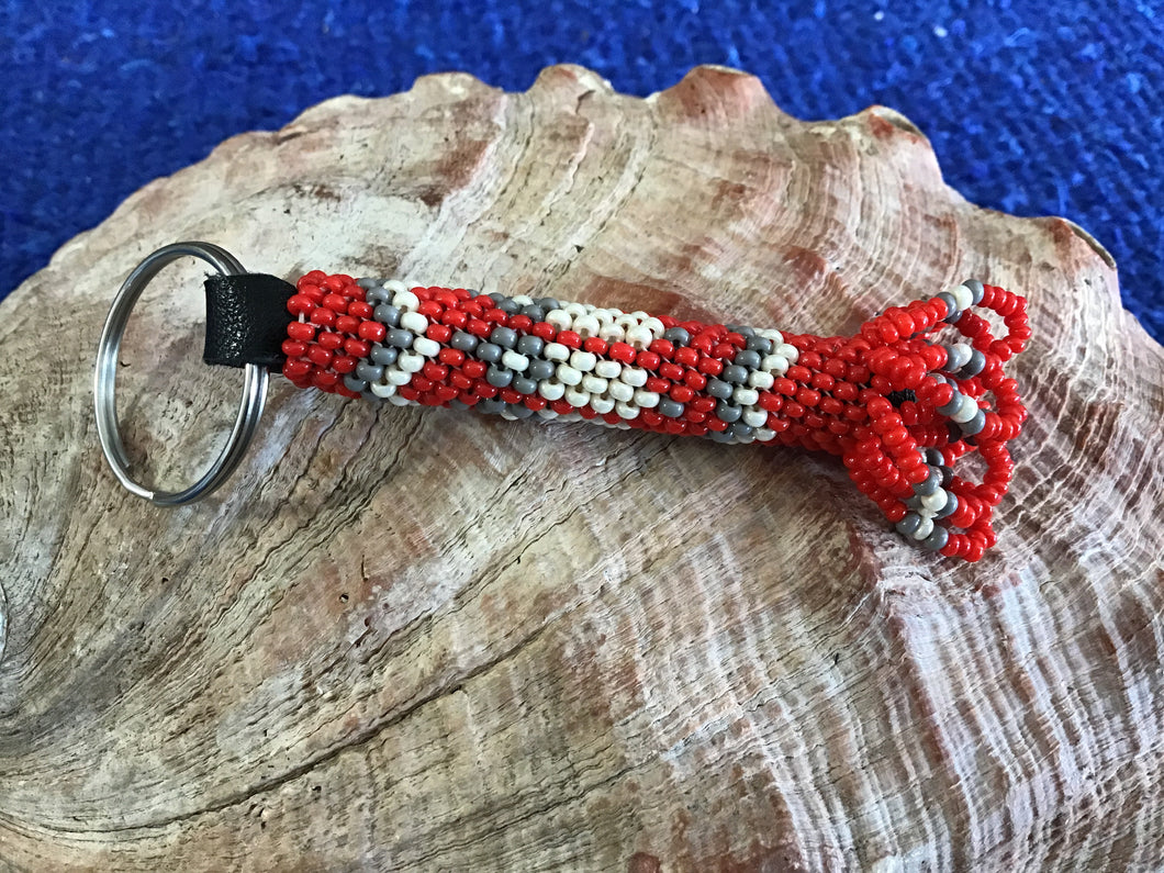 Small Native Beaded Keychain