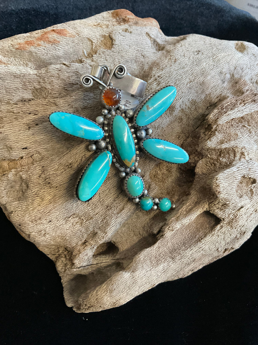 Turquoise Dragonfly Pendant