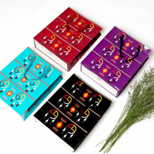 Native Print Gift Bags Medium